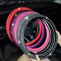 Shiny diamond steering wheel cover